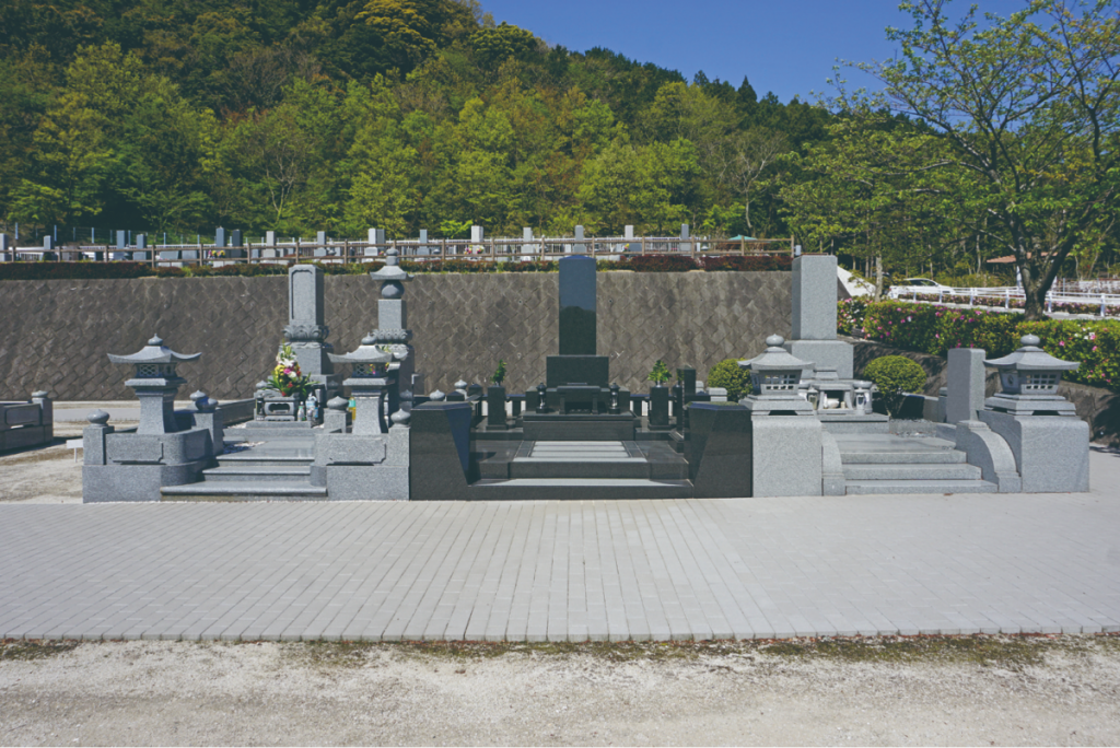 特別区の墓所風景