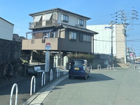 桧原営業所 降車場の乗車場所 現地写真1