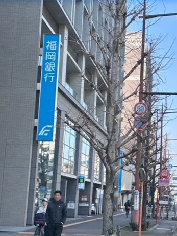 唐人町駅付近の乗車場所 現地写真1