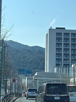 福大前駅付近の乗車場所 現地写真1