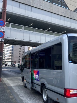 薬院駅付近の乗車場所 現地写真3